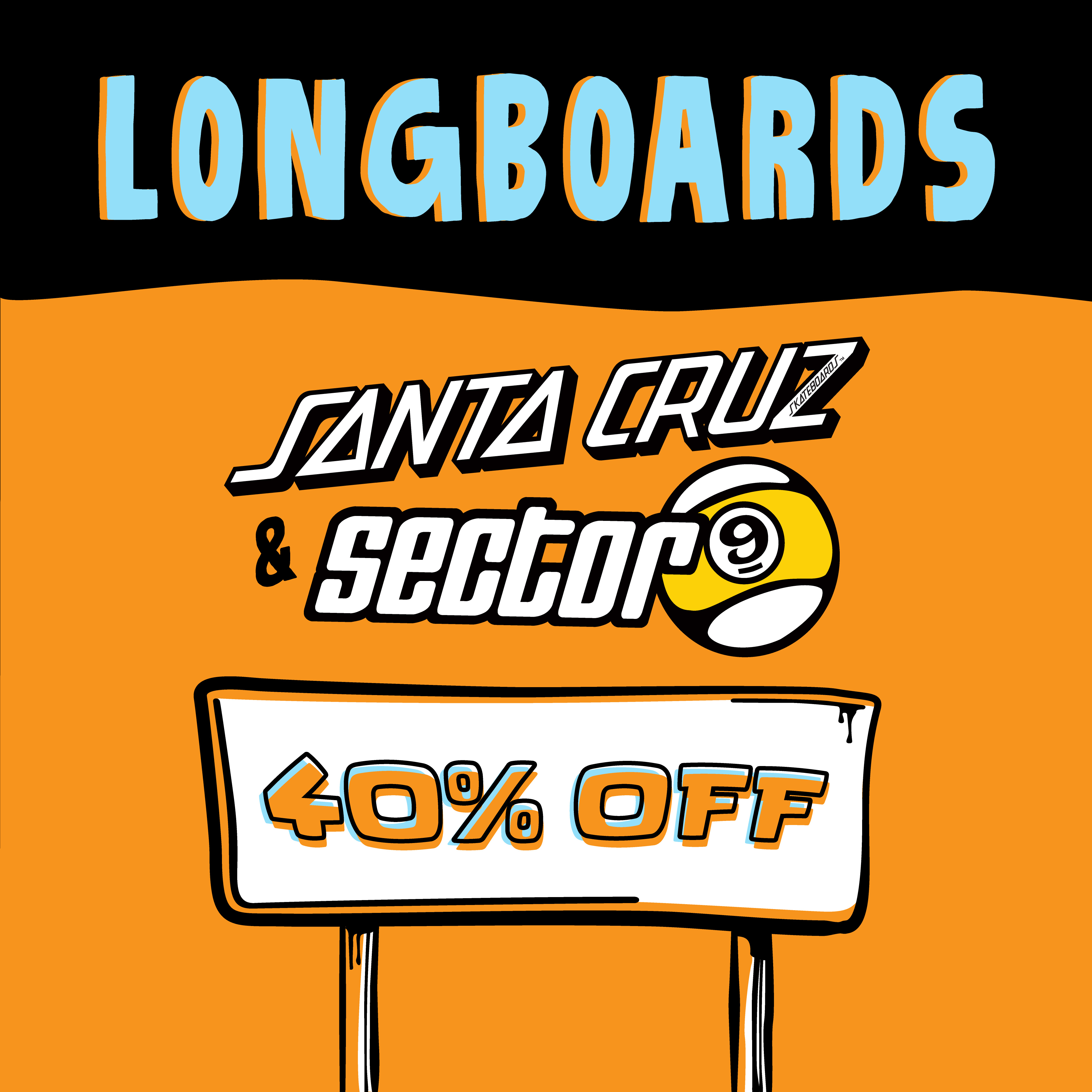 Longboards 40% de rabais