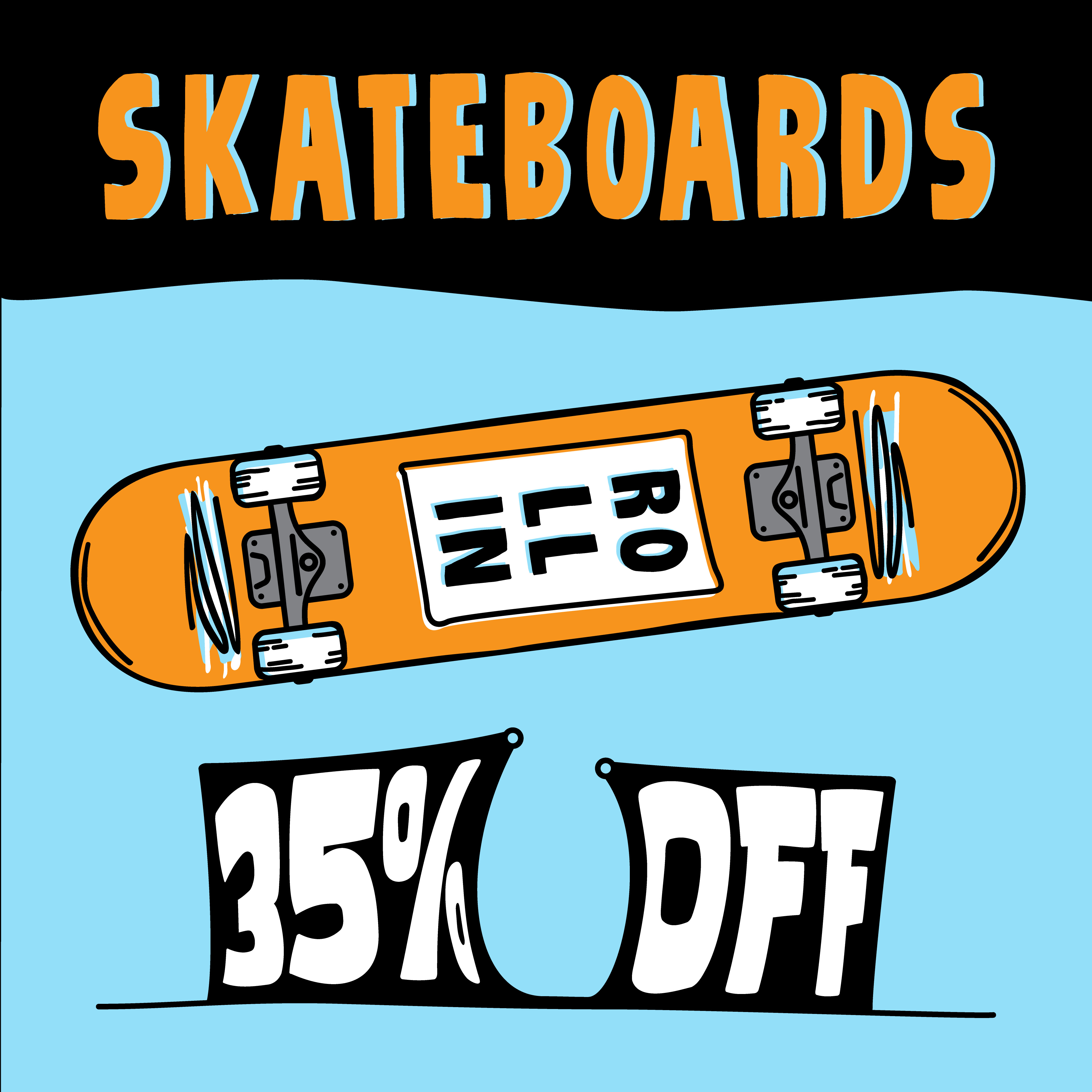 Skateboard 35% de rabais